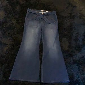 A beautiful soul dark wash flare jeans